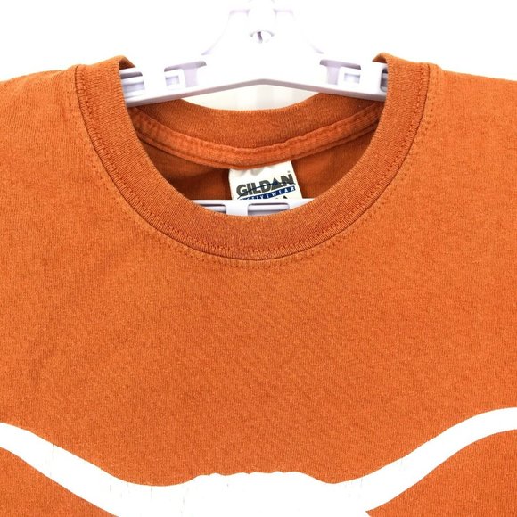 Texas Longhorns Mens Shirt Small Orange Short Sleeve NCAA UT College Football - Picture 5 of 12